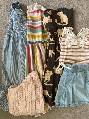 6-pc Bundle assorted little girl clothes, ~8.